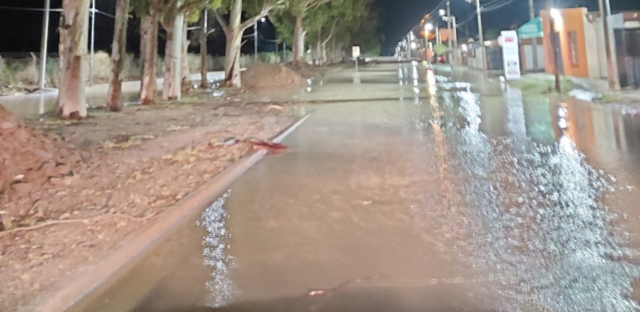 Temporal en Patagones: cayeron 25 milímetros y Defensa Civil pide precaución al circular