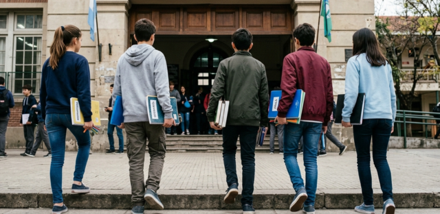 Alerta en Trelew: Dos escuelas restringen el uso de mochilas ante amenazas de un «reto en redes sociales»