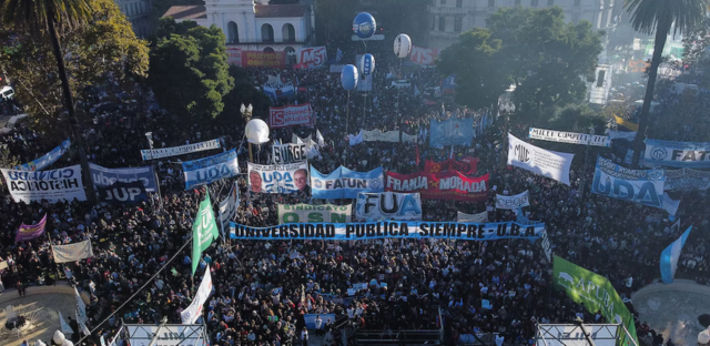Cuarta Marcha Federal Universitaria: masiva movilización en reclamo del cumplimiento de la Ley de Financiamiento