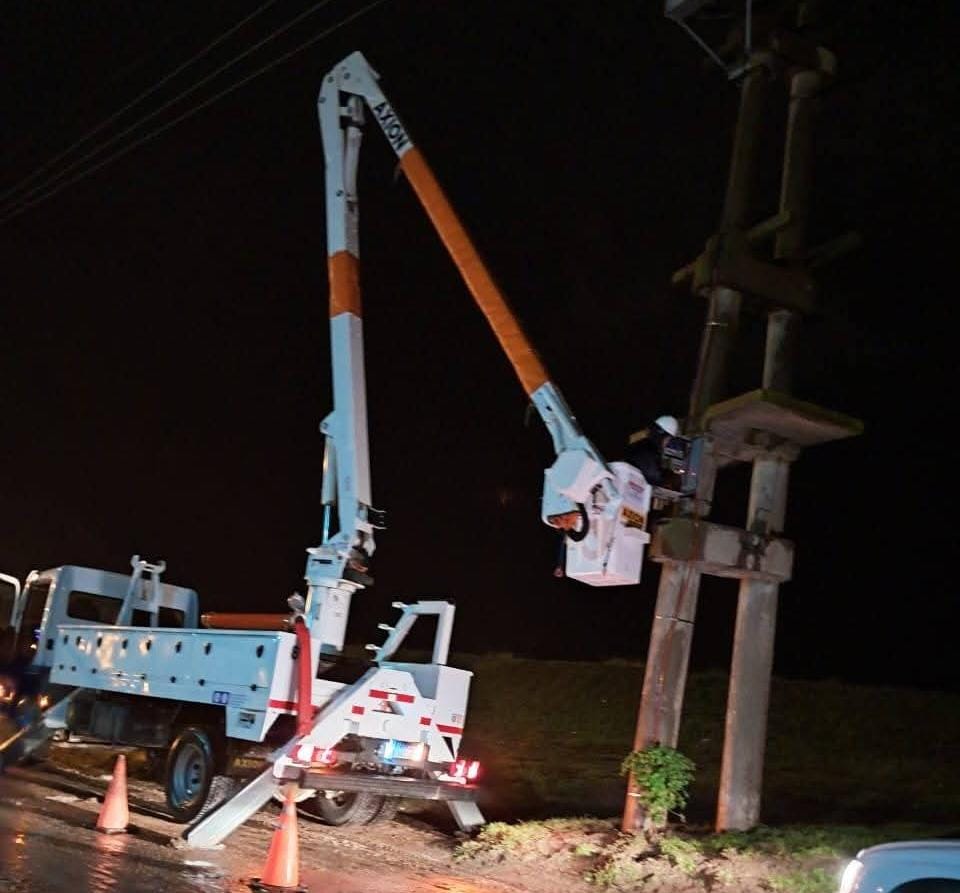 Corte total en Patagones: Todo indicaría que es por un problema en un transformador