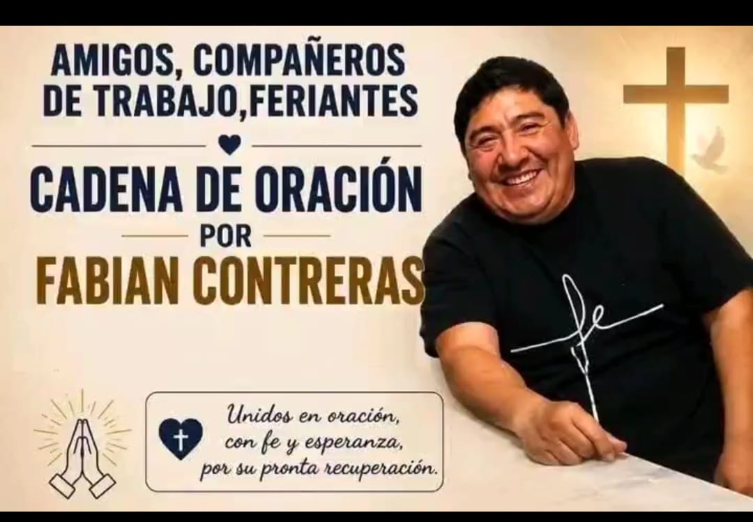 Continua internado el funcionario Fabian Contreras y su familia pide cadena de oración