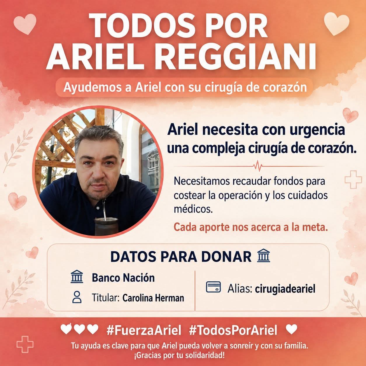 Carmen de Patagones: lanzan una colecta urgente para financiar una compleja cirugía de corazón
